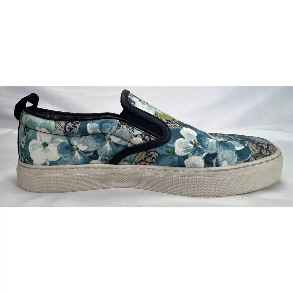 Gucci Supreme Canvas Slip-on US 6 Bloom Flower Print SPB-CA 355693